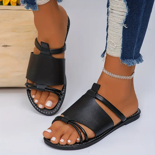 Casual platte sandalen